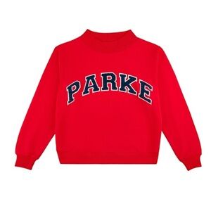 Parke sold out sweatshirt red with navy lettering